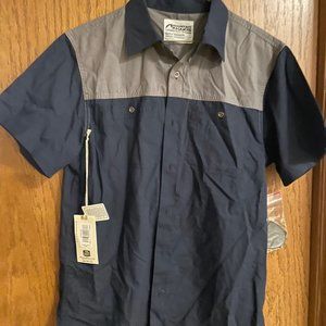 Mountain Khakis Men Shop Shirt Medium Navy